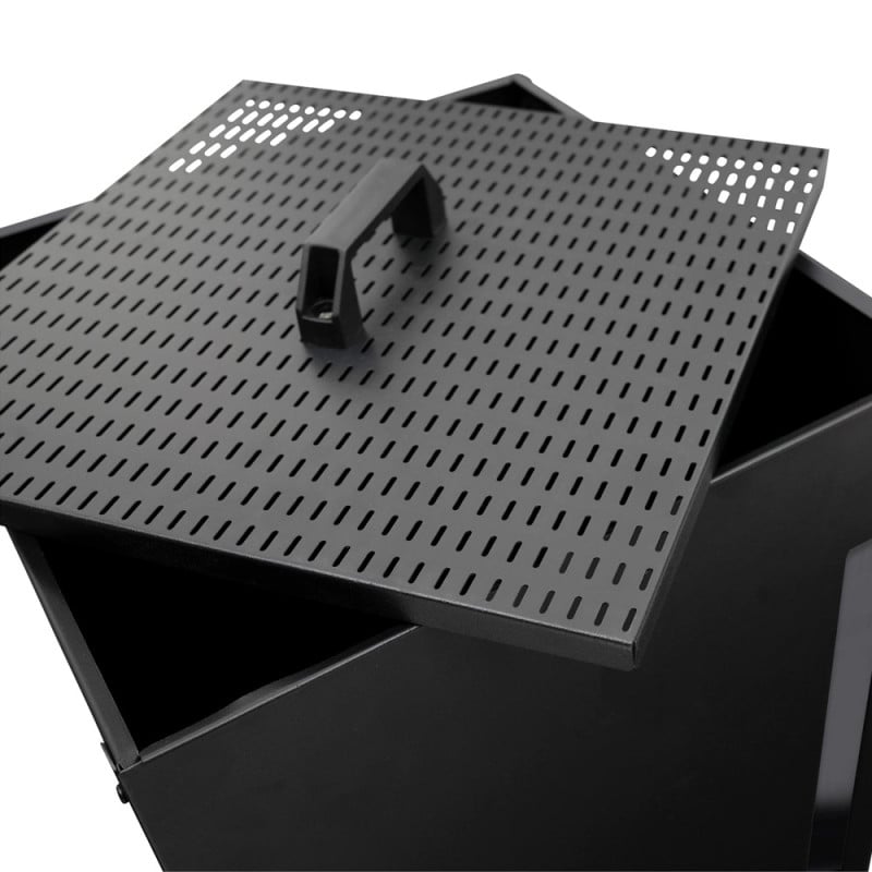 Compartimento para pellets de madeira - capacidade de 45 kg