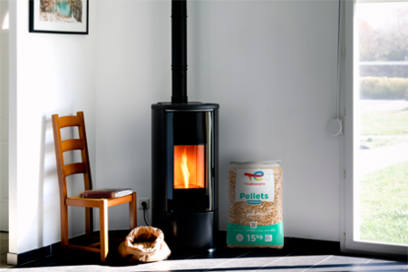 Pellets de madeira Premium TotalEnergies