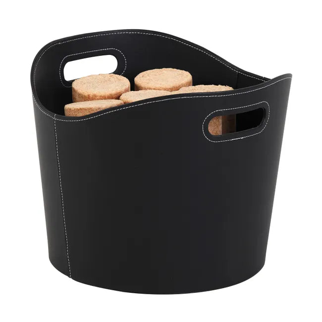 Cesto para lenha DIXNEUF Gamma – Preto – C.39 x A.31 cm 