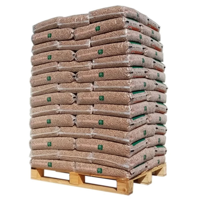 Pellets de Energia Natural – Palete com 70 sacos de 15 kg