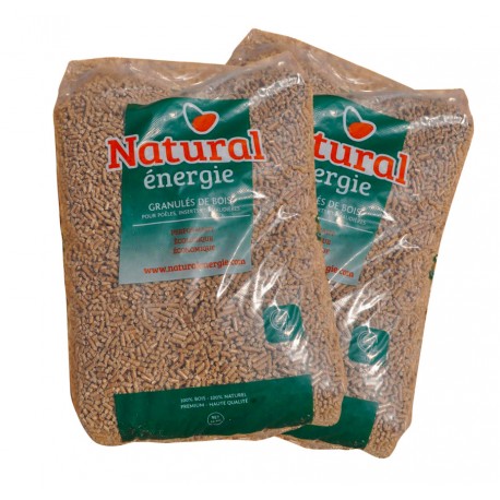 Pellets de Energia Natural – Palete com 70 sacos de 15 kg